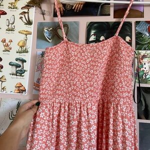 pink flower dress